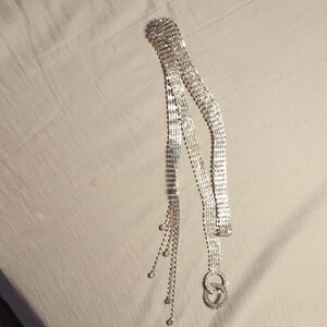 Silver Belt Accessory with Sleek Design